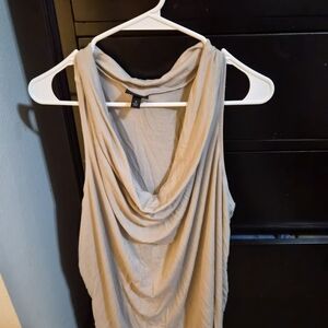 Torrid Beige Drape Neck Tank Top